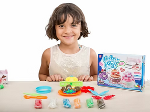 Collection de pâte à modeler Clay, édition gâteau d'anniversaire