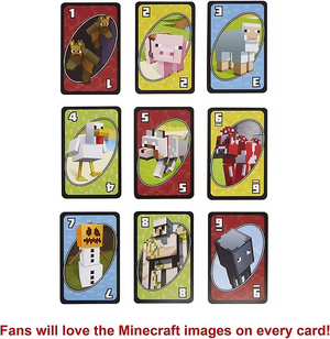 Jeu de cartes Uno Minecraft