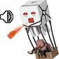 Minecraft Blast Attack Ghast & Piglin Action Figure Set | Lights, Sounds & Foam Launcher | Ages 6+