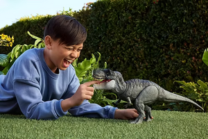 Mattel Jurassic World Rebirth Power Devour T‑Rex Dinosaur Figure