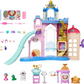 Château pour animaux de compagnie Disney Princess, 7 aires de jeu et accessoires