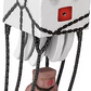 Minecraft Blast Attack Ghast & Piglin Action Figure Set | Lights, Sounds & Foam Launcher | Ages 6+