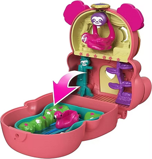 Polly Pocket Flip & Find Paresseux Compact