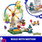Pokémon Ferris Wheel Fun Building Set | 393 Pieces | 4 Poseable Figures