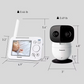 Panasonic Baby Monitor with Camera and Audio White