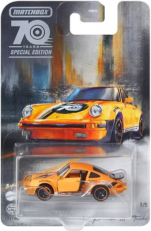 Assortiment de véhicules à pièces mobiles Matchbox pour le 70e anniversaire