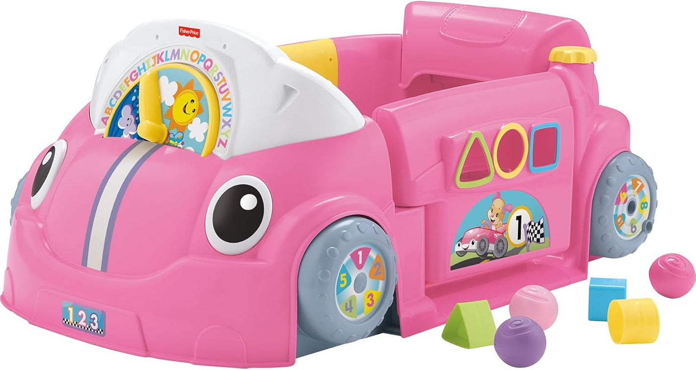 Fisher-Price Laugh & Learn Smart Stages Crawl Around Car Baby Learning Toy DJD10 image 0