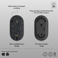 Logitech M340 Wireless Mouse with Limited Edition Prints, USB Receiver and Silent Clicks, Portable Wireless Mouse for Laptop, PC, Windows, Chrome, Surface – Speckles