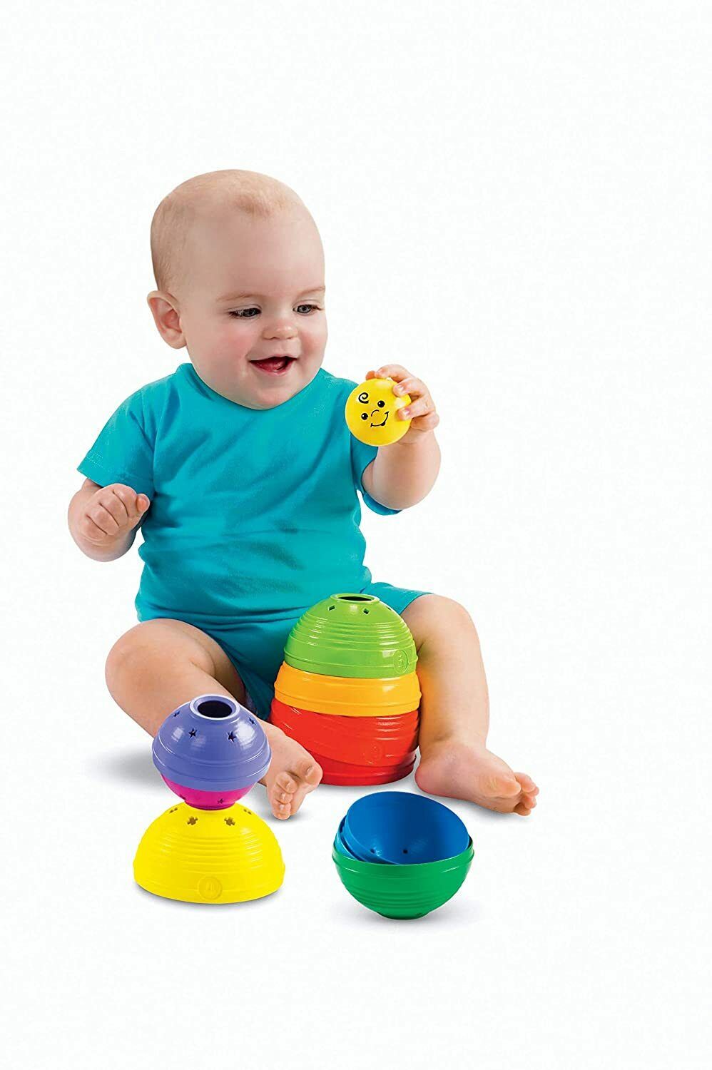 Fisher-Price Brilliant Basics Stack and Roll Cups image 6