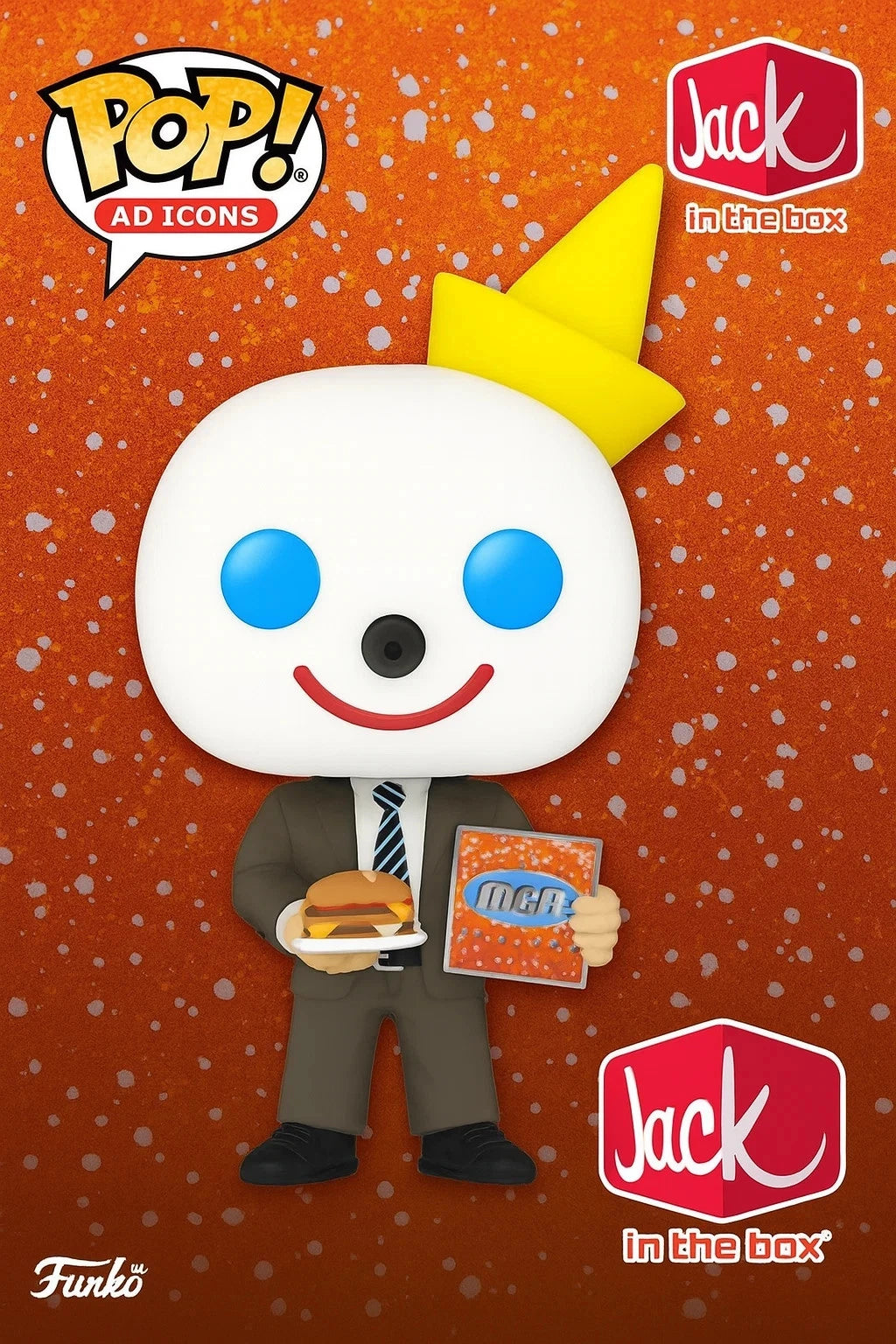 Funko POP! Ad Icon: Jack in The Box - Jack Box Mascot image 1