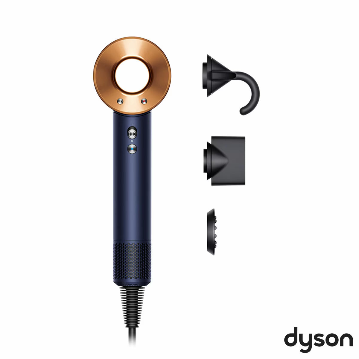 Dyson Supersonic Hair Dryer Straight+Wavy in Prussian Blue/Rich Copper