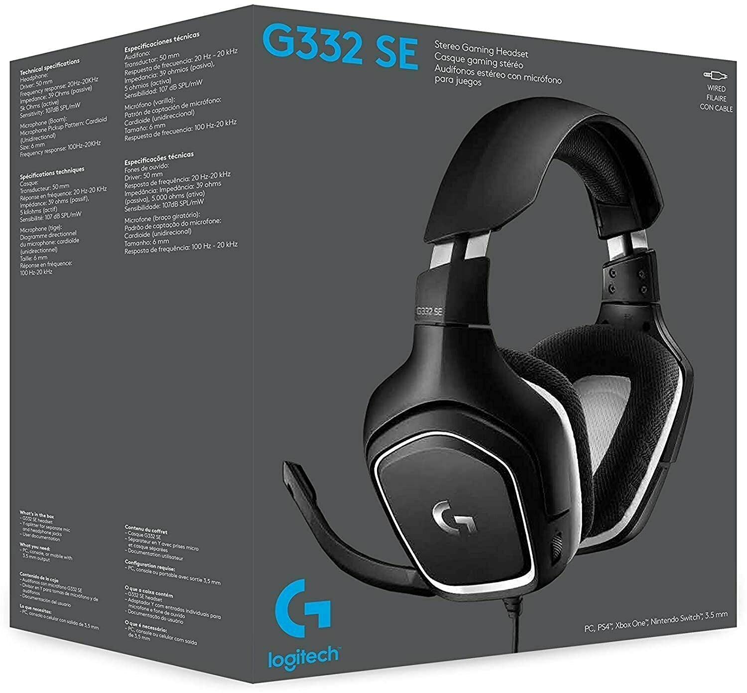Logitech Wired Stereo Gaming Headset image 1