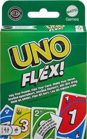 UNO Flex Card Game for Family Game Night, 2 to 8 Players image 0