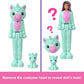 Mini BarbieLand Cutie Reveal Doll & Pet, Color Dream Series image 5