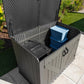 Lifetime 6Ft 2" X 3Ft 4" (1.9 X 1M) Horizontal 2,190 Litre Storage Shed in Grey - Model 60464E