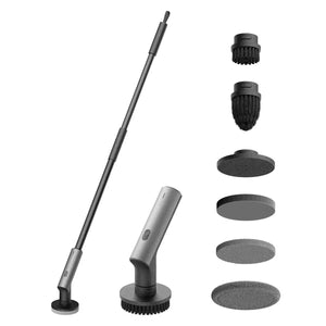 HOTO Cordless Spin Scrubber with 6 Brush Heads image 0
