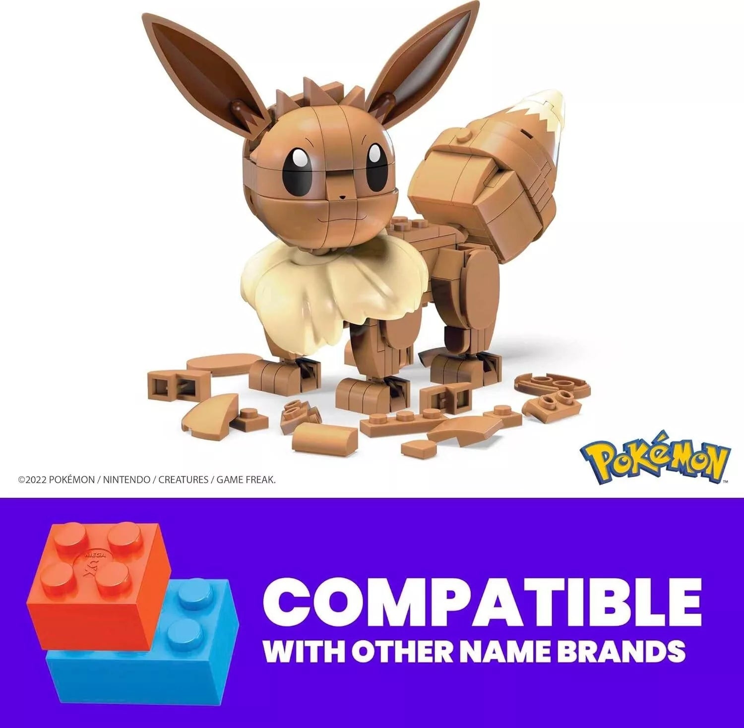Mega Pokémon Building Toys Set Build & Show Eevee image 4