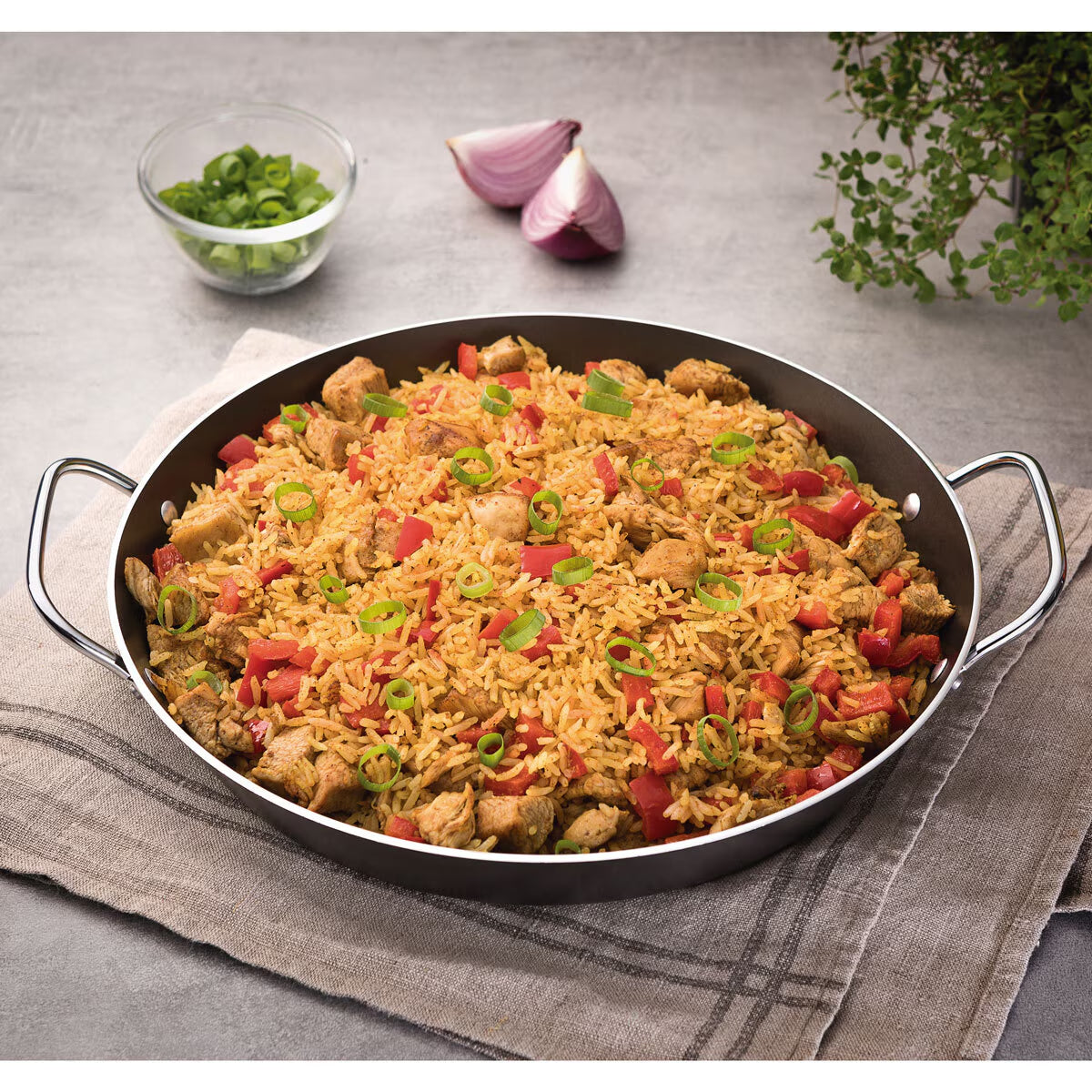 Tramontina Non-Stick Paella Pan, 34Cm image 0