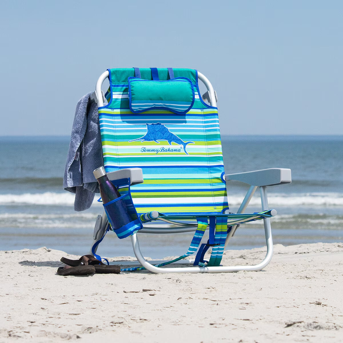 Tommy Bahama Backpack Beach Chair in Blue