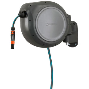 Gardena Wall-Mounted 30M (98Ft) Hose Box with Automatic Roll-Up image 1