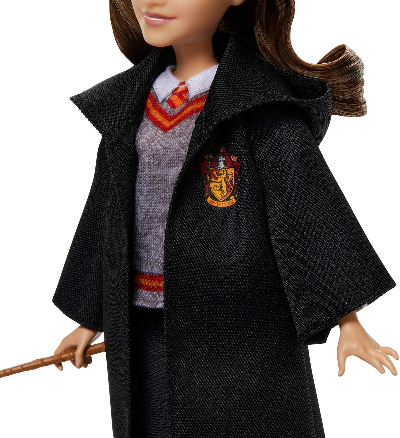 Harry Potter Toys, Hermione Granger Fashion Doll in Removable Signature Hogwarts Uniform with Wand Accessory, Inspired by the Movie, JGM19