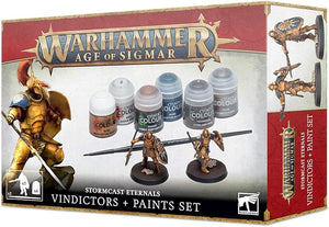Warhammer Age of Sigmar Stormcast Eternals Vindictors Painting Set image 0