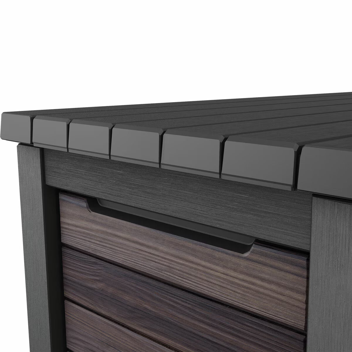 Keter Rosewood 870 Litre (230 Gallon) Deck Box with Divider