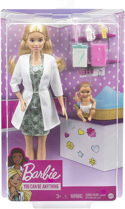 Barbie Baby Doctor Playset with Blonde Doll, Infant Doll image 0