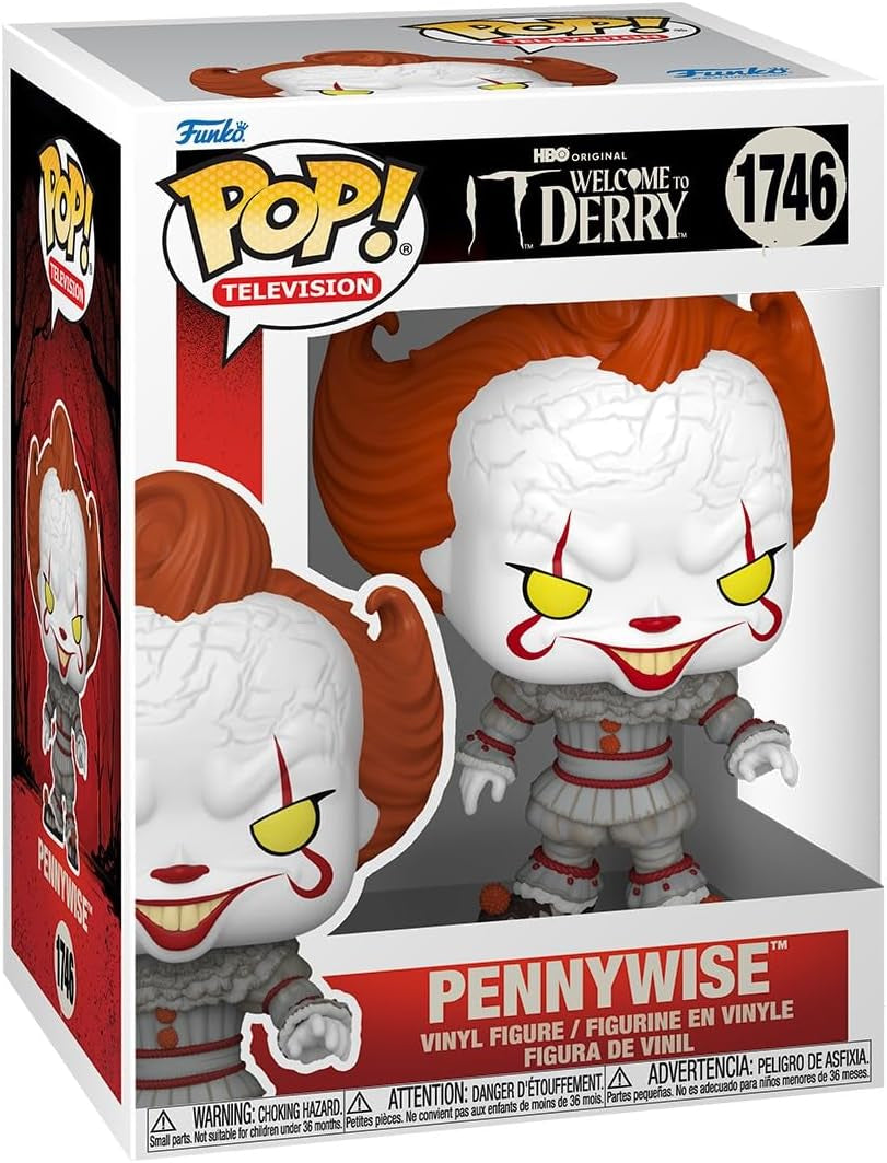 Pop! TV: Welcome to Derry - Pennywise - IT - Collectable Vinyl Figure - Gift Idea - Official Merchandise - Toys for Kids & Adults - Horror Fans - Model Figure for Collectors and Display