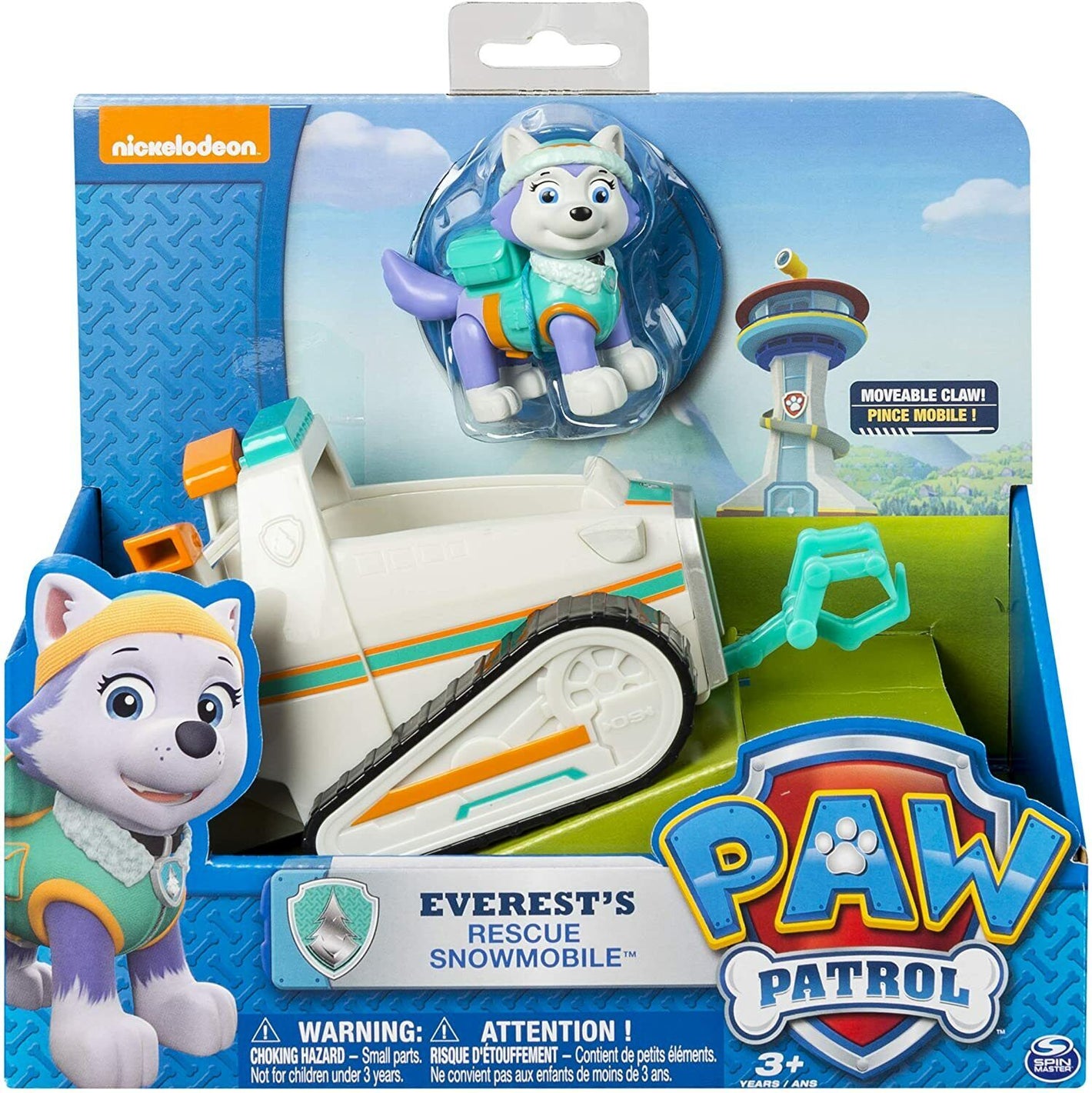 Paw Patrol Everest's Rescue Snowmobile, Vehicle and Figure image 0
