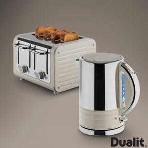 Dualit Architect Kettle and Toaster Set in Oyster White image 0
