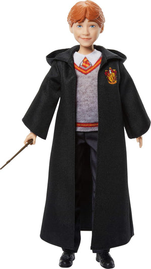 Harry Potter Toys, Ron Weasley Fashion Doll in Removable Signature Hogwarts Uniform with Wand Accessory, Inspired by the Movie, JGM20