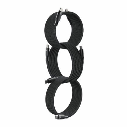 Looploop 240W USB-C Cables (3 Pack) Black