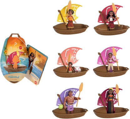 Disney Vaiana 2 Wayfinder Wonders Playset with Small Surprise Doll, Canoe and Accessory, Inspired by the Movie (Styles May Vary), JBT68