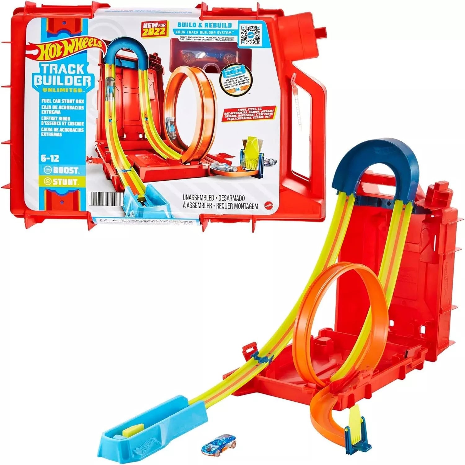 Hot Wheels Track Builder Unlimited Fuel Can Stunt Box image 0
