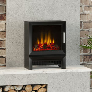 Qube Electric Stove in Black, 2Kw