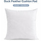 20x20” Duck Feather Cushion Pillow (50x50cm) – Cotton Cover Cushion Inners
