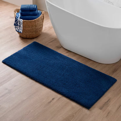 Grandeur Extra Large Blue Bath Runner, 60 X 150 Cm