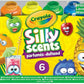 Crayola Washable Paint Scented Silly Scents, Kids Paint, , 6 Count 54-2392 NEW image 2