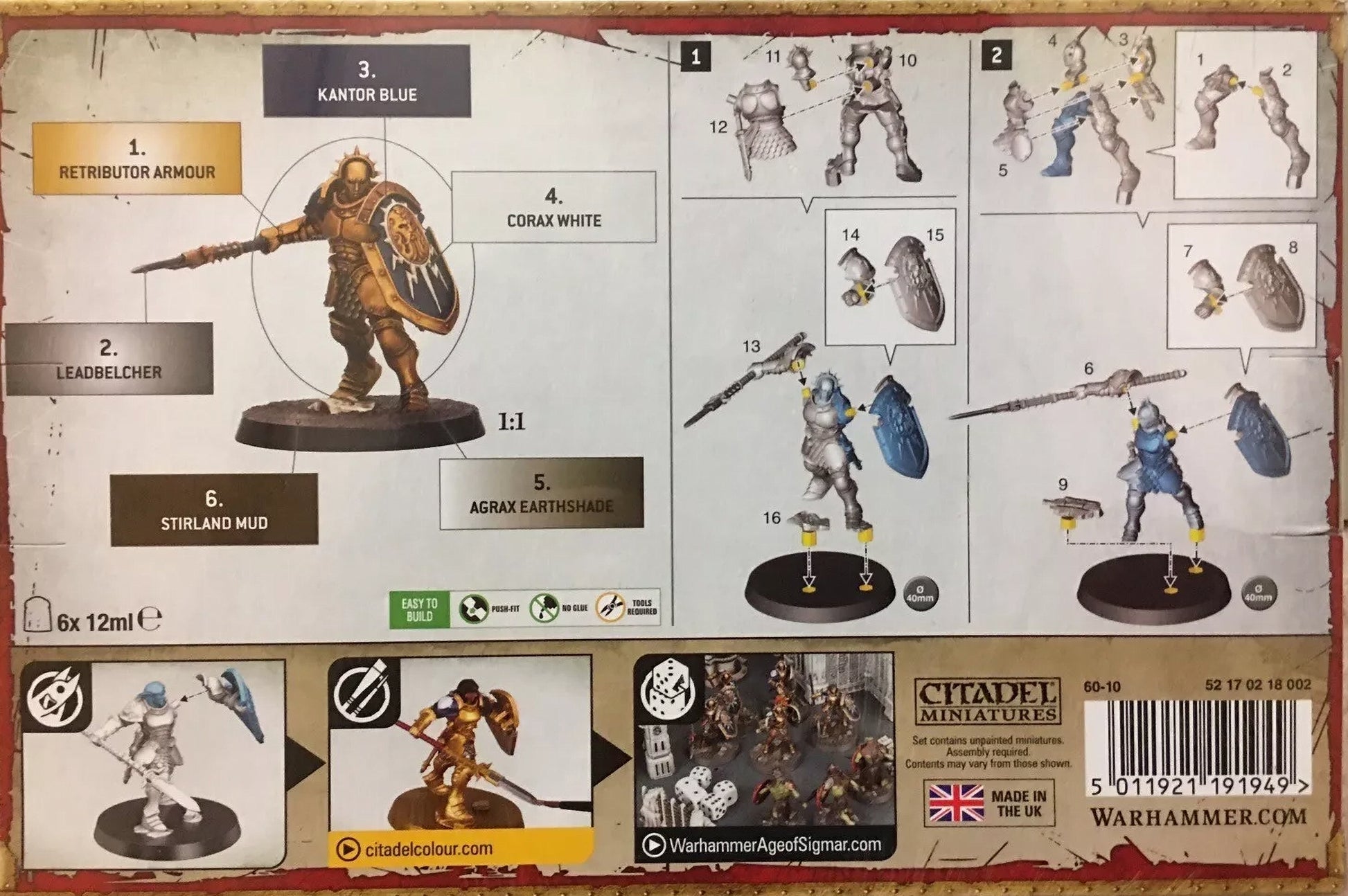 Warhammer Age of Sigmar Stormcast Eternals Vindictors Painting Set image 2