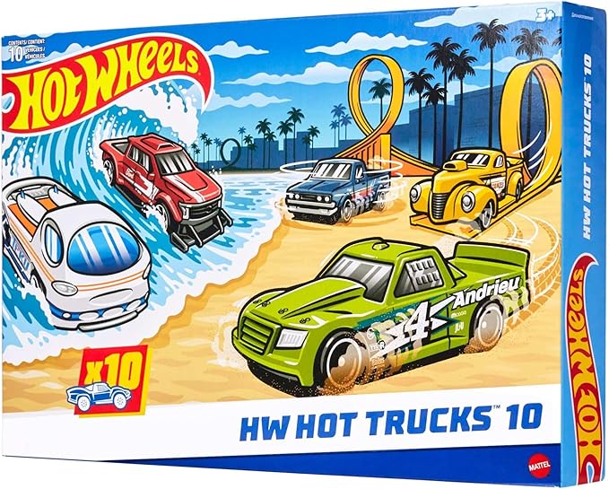 Hot Wheels Toy Trucks Set of 10 image 0