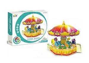 3-D Puzzle Building Set Flying Swing W/Lights, Sound image 0