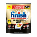 Finish Ultimate plus All in One Lemon Dishwasher Tablets, 90 Pack