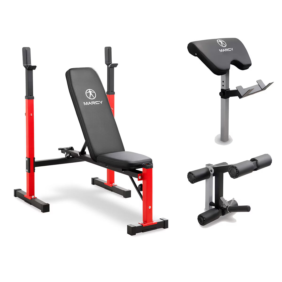 Marcy MWB-5511 Standard Weight Bench with Accessories