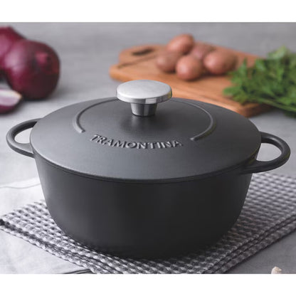 Tramontina Enamelled Cast Iron Casserole Dish, 24Cm / 4.0L