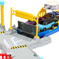 Cars Playset Ferry Port Set - Retractable Ferry on Wheels, Cars and Kids Activated Features - Includes 1 Land Rover - HMH29