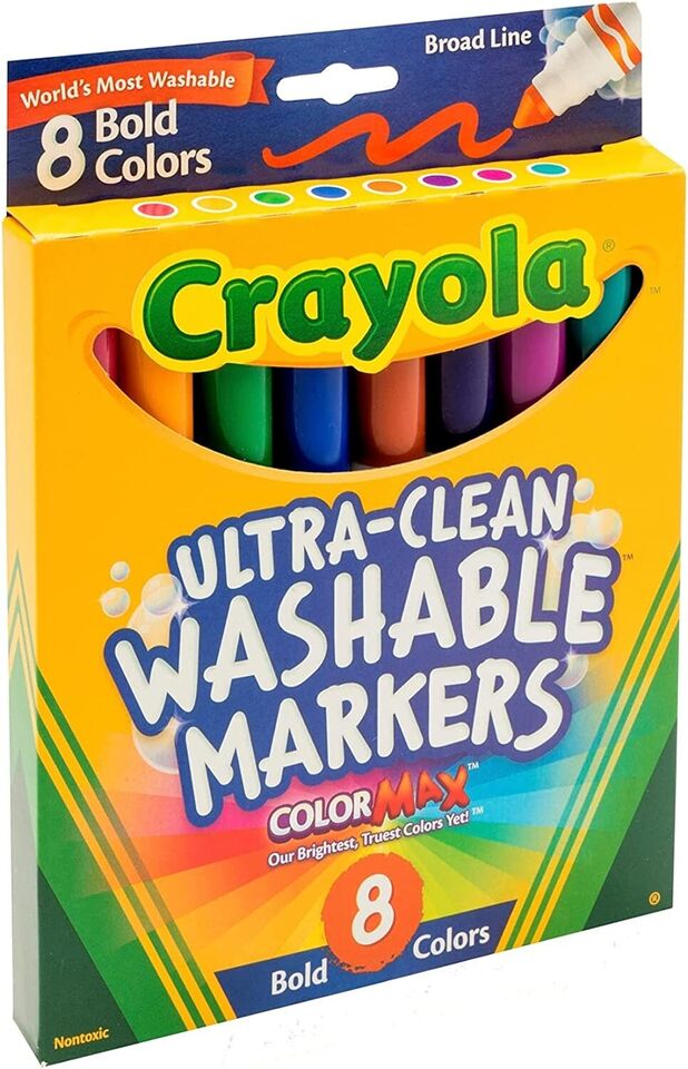 Crayola 8 Ct Bold Broad-Line image 2