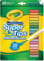 Crayola Super Tips Markers School Supplies 20-Colours image 0