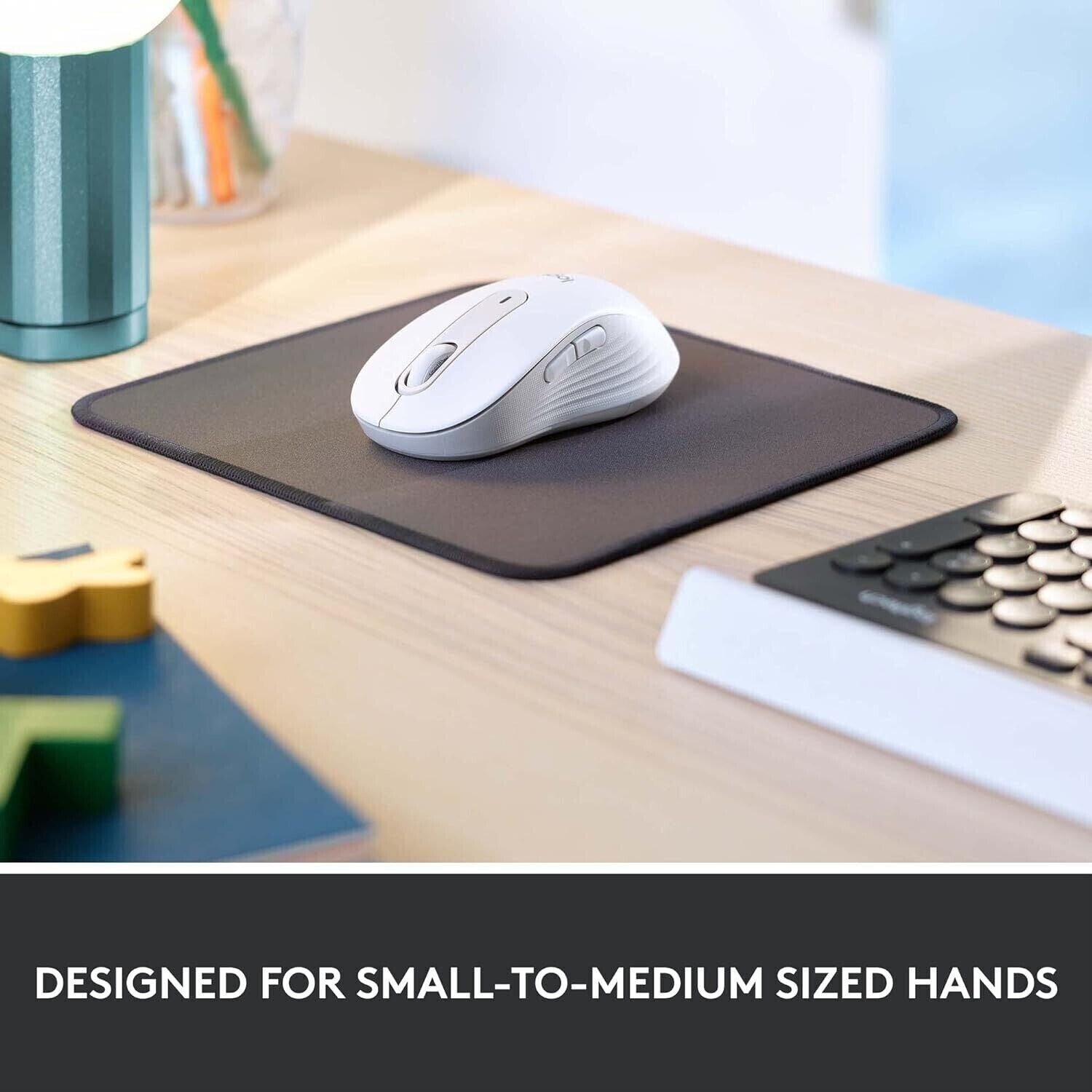 Logitech Signature M650 for Business Medium Wireless Mouse Off White image 2