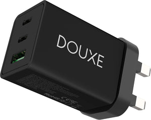 USB C Charger Plug (Parvus 67W), PPS 3-Port Fast Compact USB C Charger, Gan Charger for Macbook Pro/Air, Galaxys21/S22, Dell XPS, Iphone 14 and More